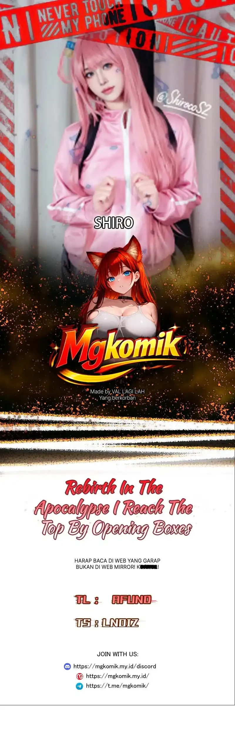 Rebirth in the Apocalypse: I Reach the Top by Opening Boxes Chapter 96 - halaman 1