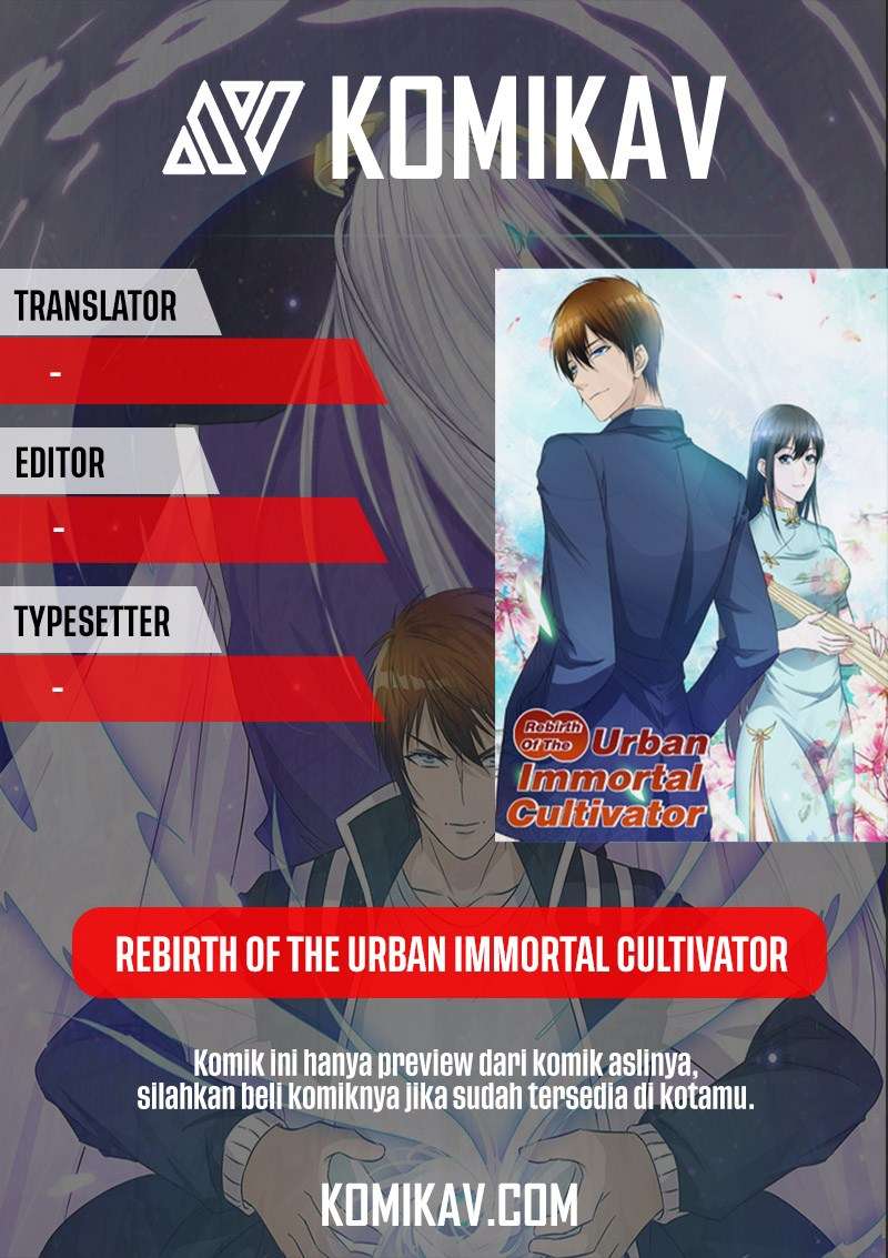 Rebirth Of The Urban Immortal Cultivator Chapter 101 - halaman 1