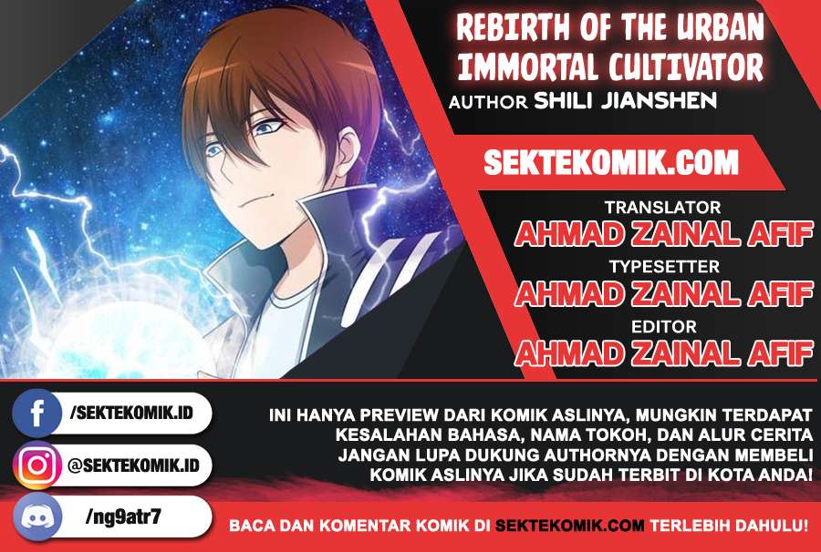 Rebirth Of The Urban Immortal Cultivator Chapter 292 - halaman 1