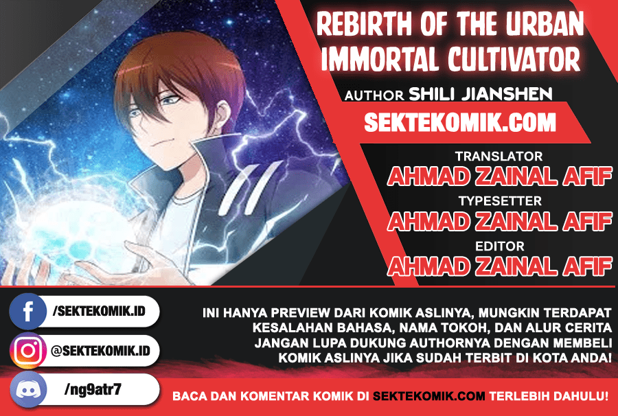 Rebirth Of The Urban Immortal Cultivator Chapter 493 - halaman 1