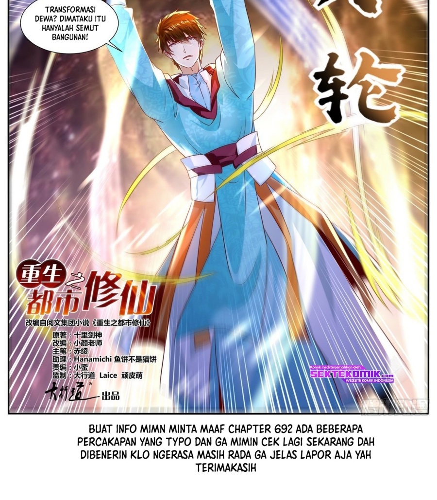 Rebirth Of The Urban Immortal Cultivator Chapter 693 - halaman 16
