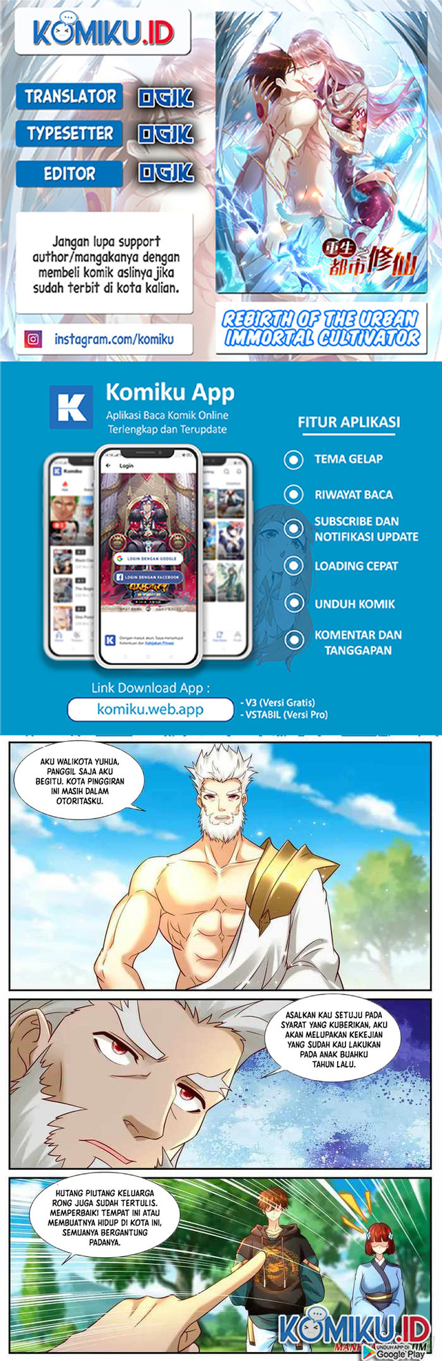 Rebirth Of The Urban Immortal Cultivator Chapter 930 - halaman 1