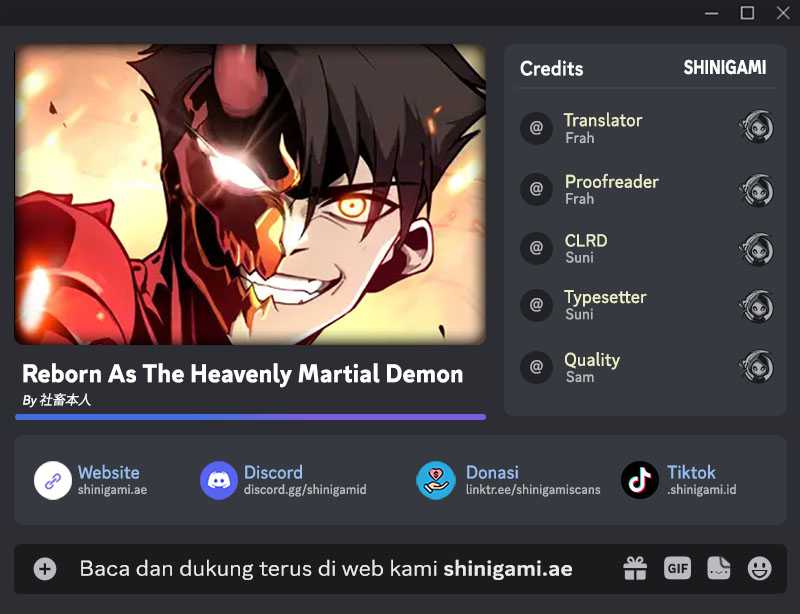Reborn as a Heavenly Martial Demon Chapter 16 - halaman 1