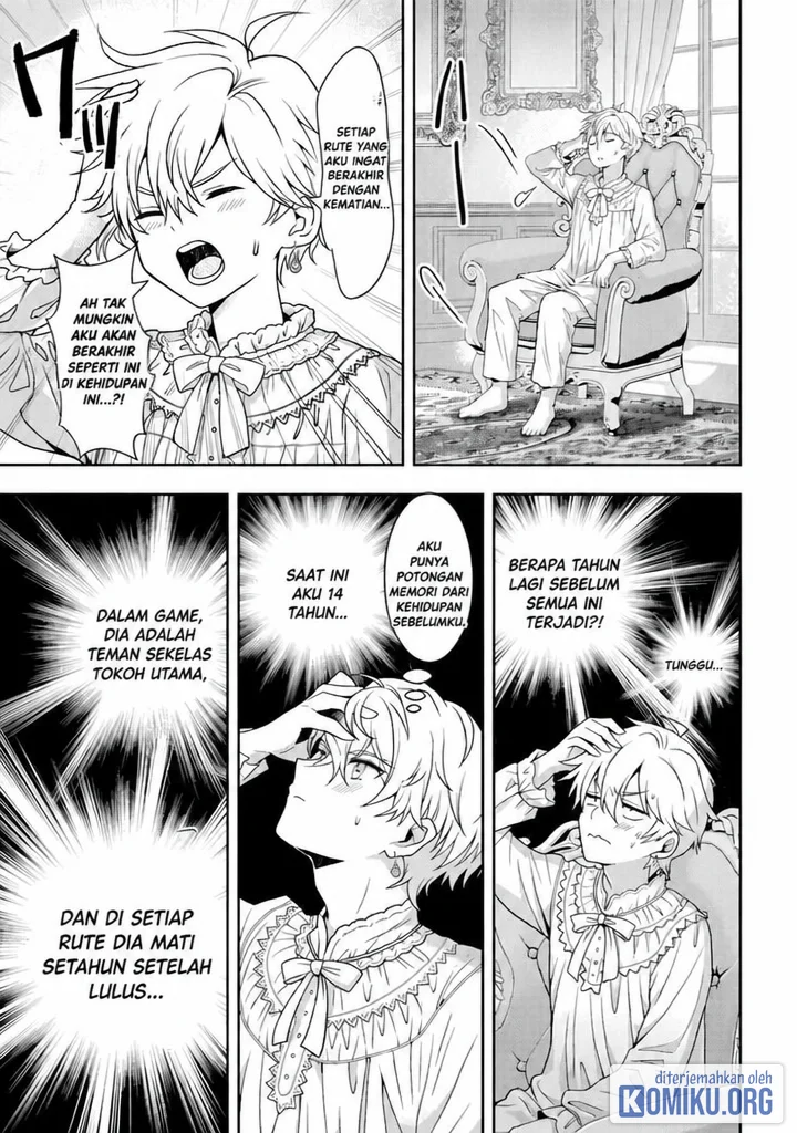 Reborn as a Lazy Genius Villain Noble With Doom Flags: I Trained So Hard I Can One-Shot Even the Hero Chapter 1 - halaman 16
