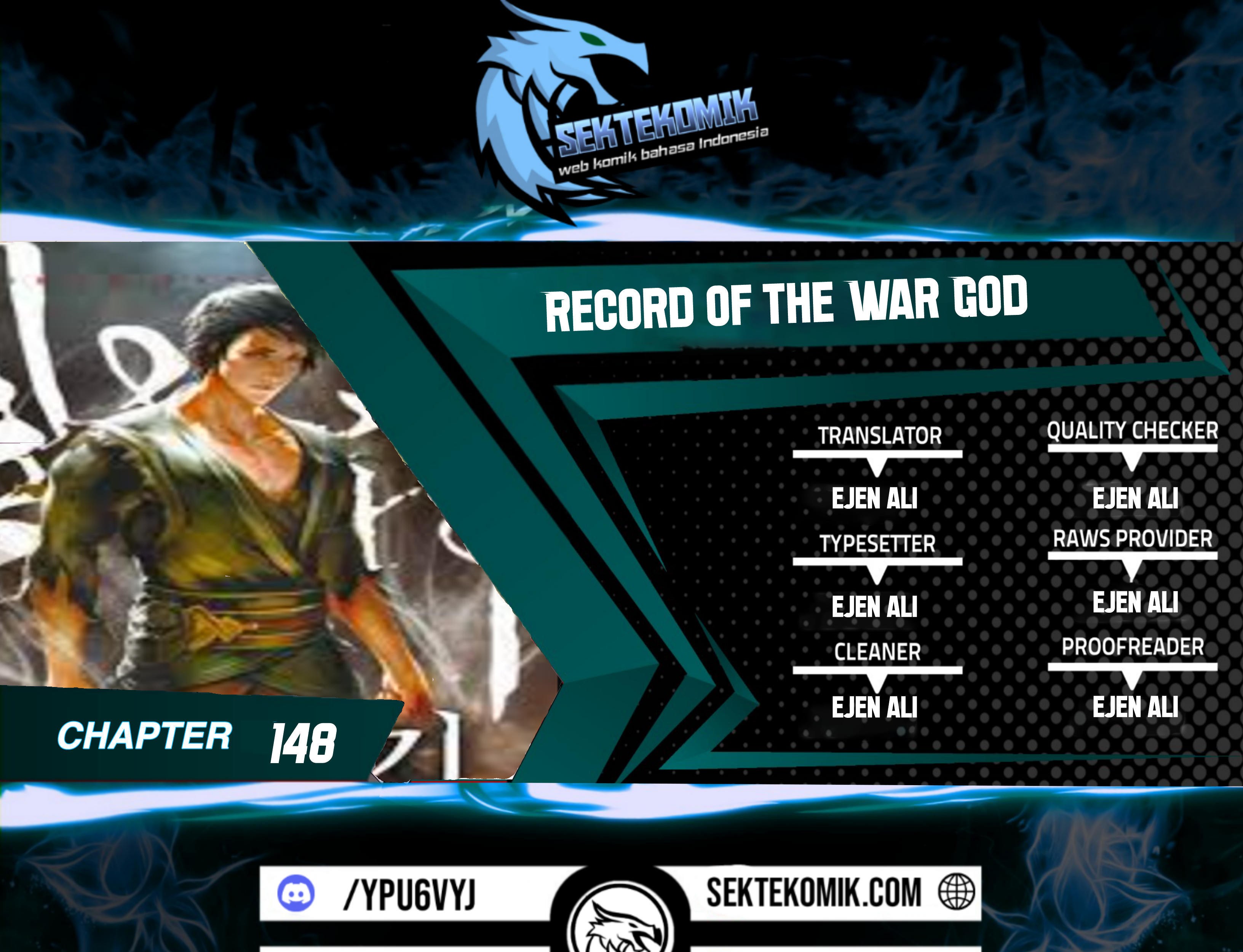 Record of the War God Chapter 148 - halaman 1