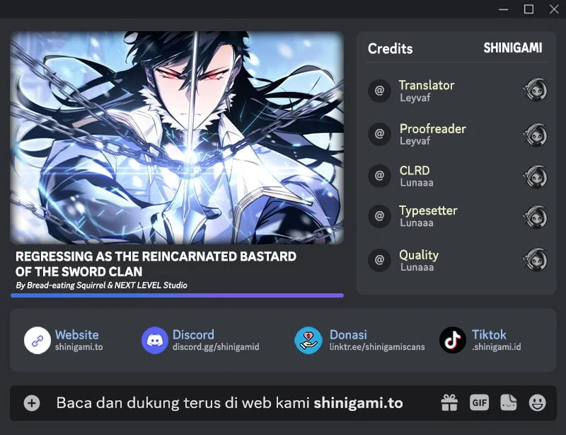 Regressing As The Reincarnated Bastard Of The Sword Clan Chapter 104 - halaman 1