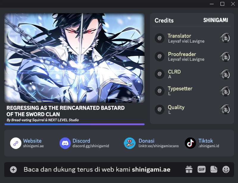 Regressing As The Reincarnated Bastard Of The Sword Clan Chapter 32 - halaman 1