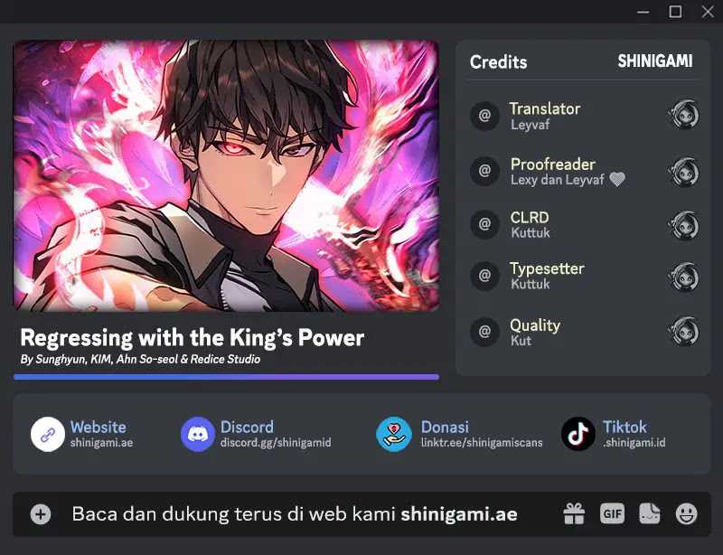 Regressing With The King’s Power Chapter 11 - halaman 1