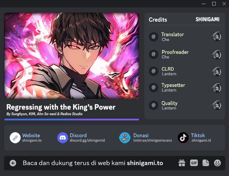 Regressing With The King’s Power Chapter 110 - halaman 1