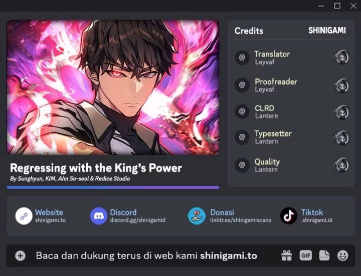 Regressing With The King’s Power Chapter 112 - halaman 1