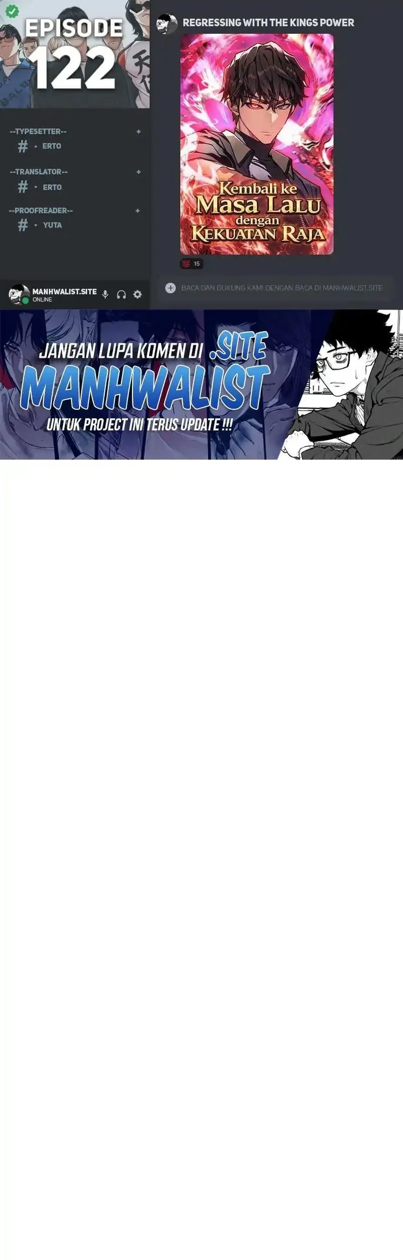 Regressing With The King’s Power Chapter 122 - halaman 1
