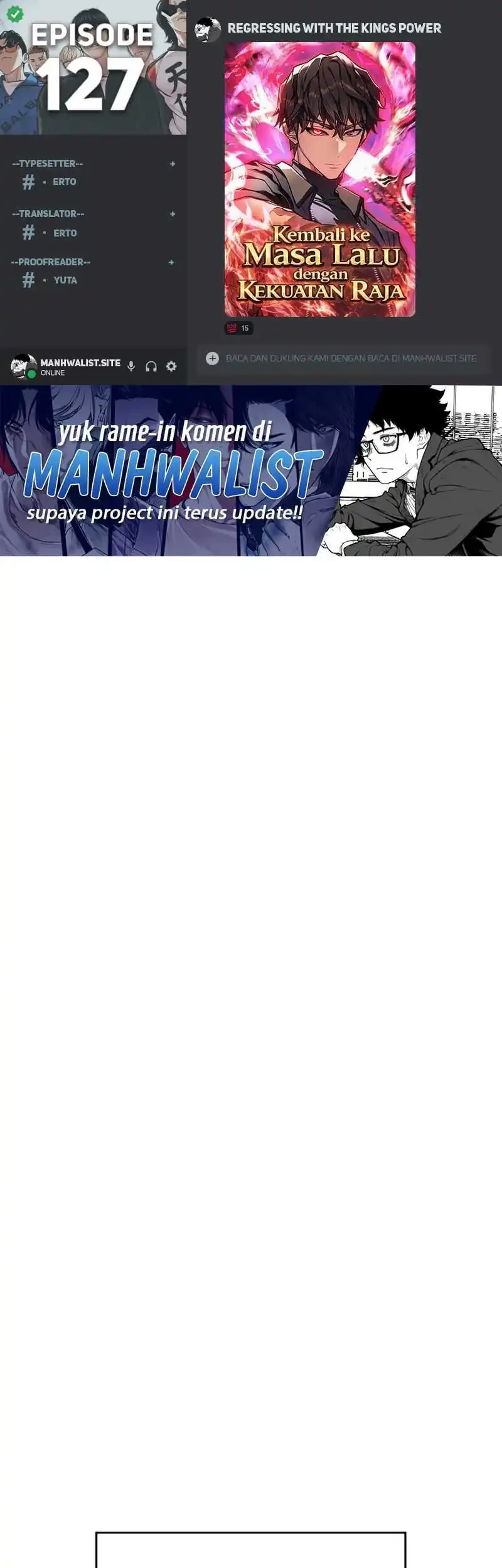 Regressing With The King’s Power Chapter 127 - halaman 1