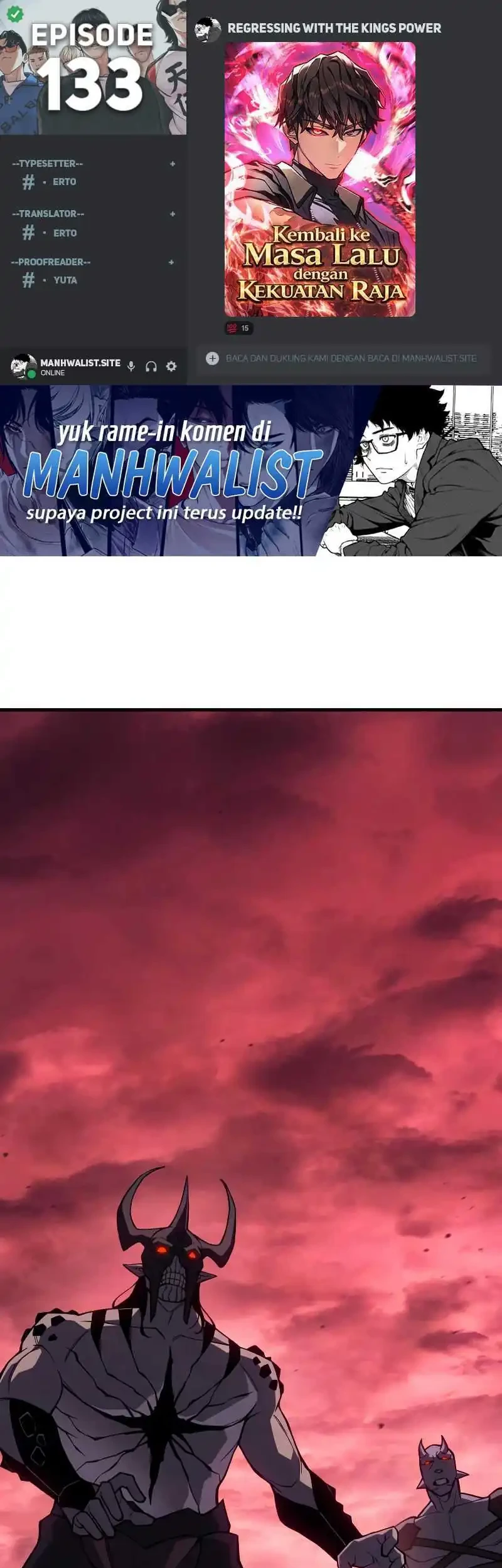 Regressing With The King’s Power Chapter 133 - halaman 1