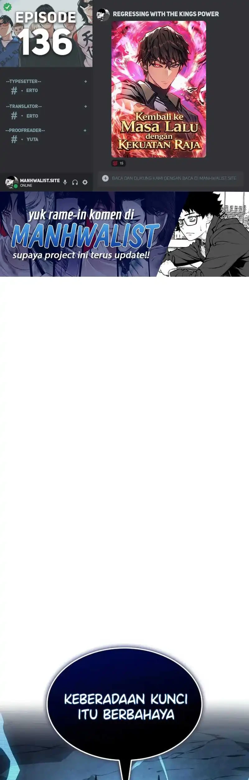 Regressing With The King’s Power Chapter 136 - halaman 1
