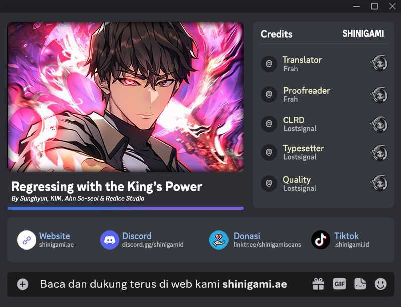 Regressing With The King’s Power Chapter 22 - halaman 1
