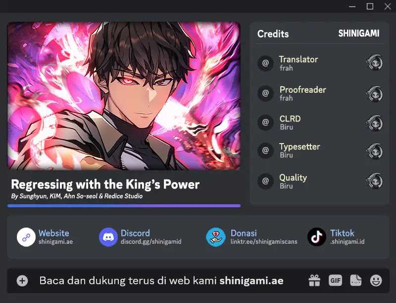 Regressing With The King’s Power Chapter 27 - halaman 1