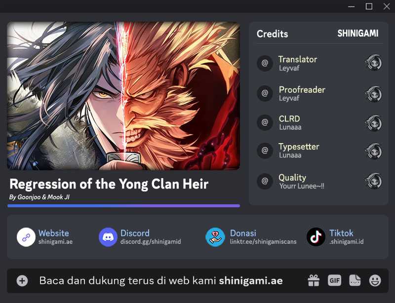 Regression of the Yong Clan Heir Chapter 2 - halaman 1