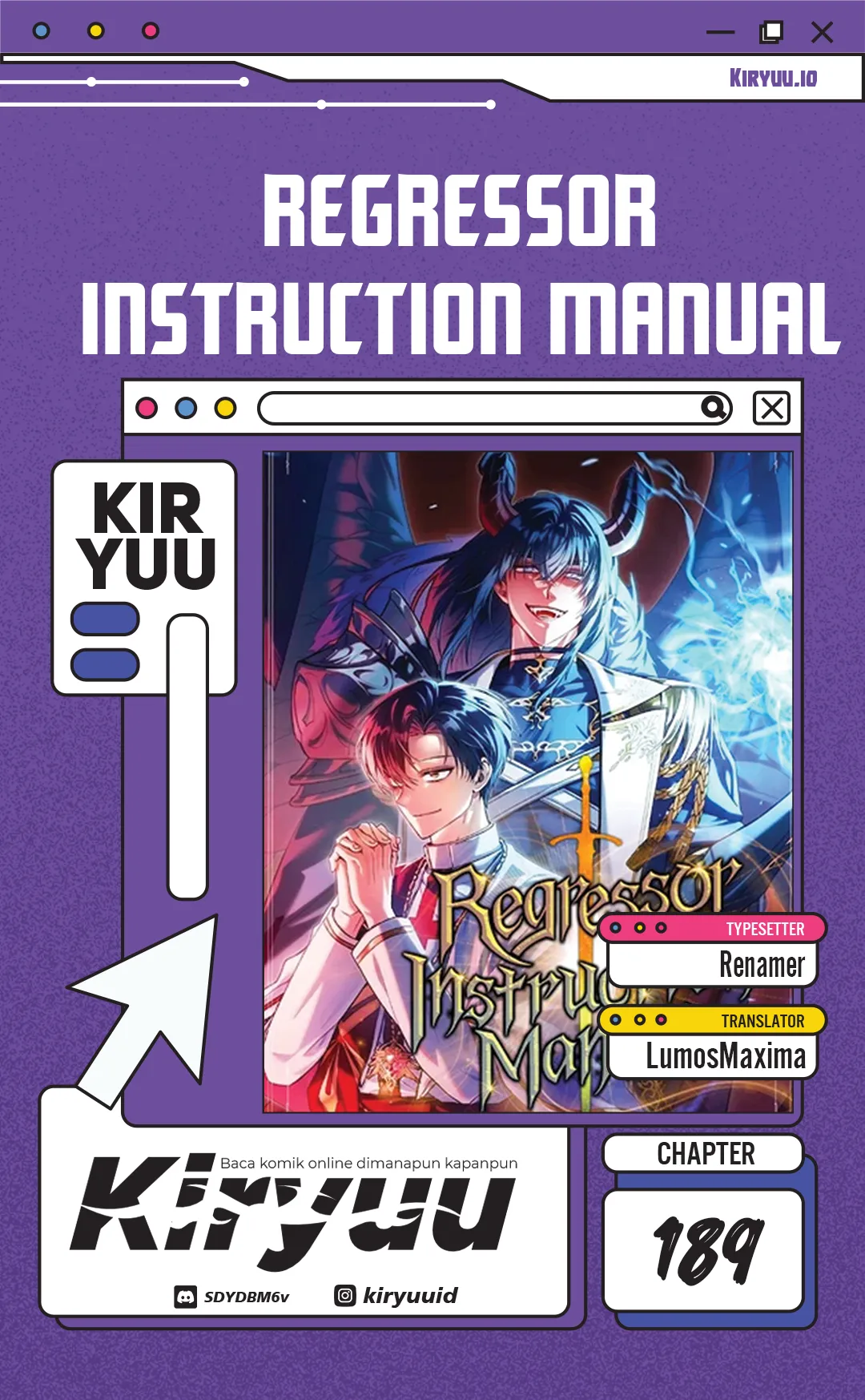 Regressor Instruction Manual Chapter 189 - halaman 1