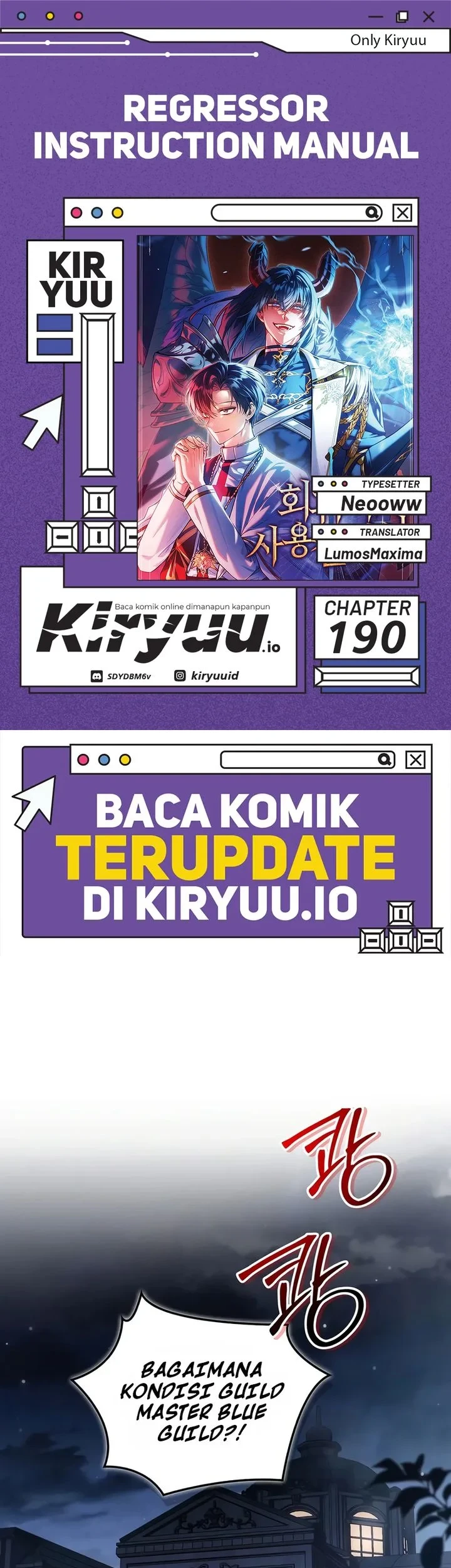 Regressor Instruction Manual Chapter 190 - halaman 1