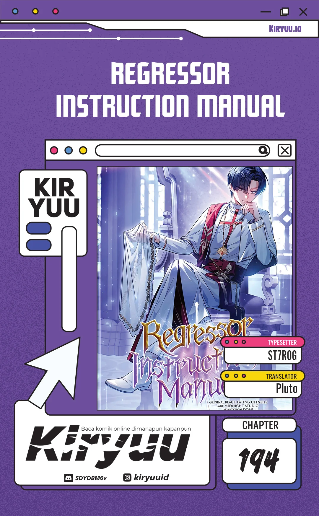 Regressor Instruction Manual Chapter 194 - halaman 1