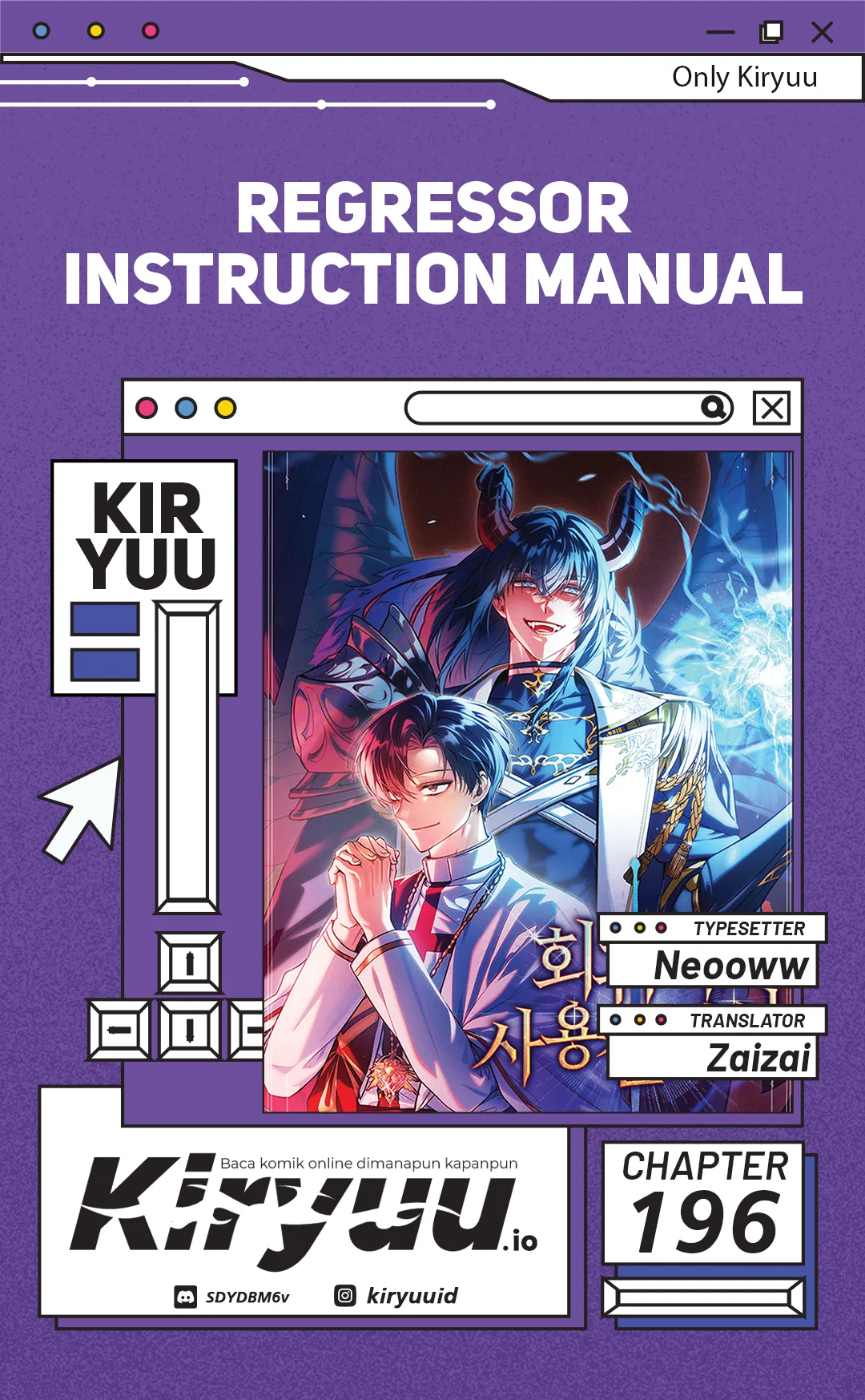 Regressor Instruction Manual Chapter 196 - halaman 1