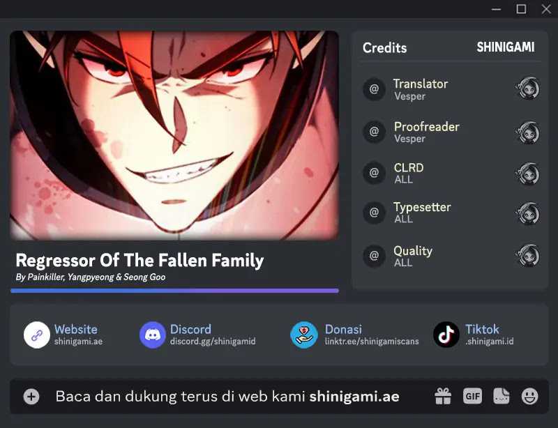 Regressor Of The Fallen Family Chapter 29 - halaman 1