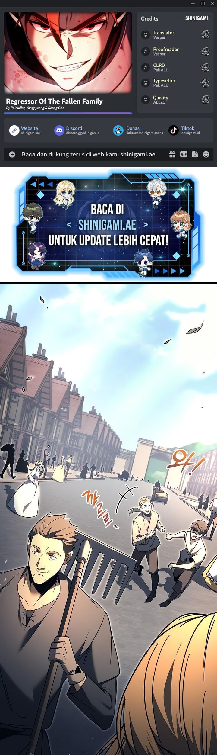 Regressor Of The Fallen Family Chapter 73 - halaman 1