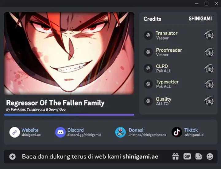 Regressor Of The Fallen Family Chapter 79 - halaman 1