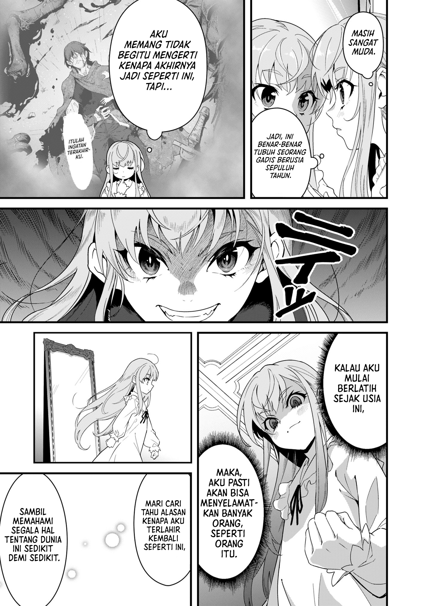 Reijou Alice no Eiyuutan: Kizoku no Shoujo ni Tensei shita Eiyuu wa Yagate Saikyou to Nari Hitobito wo Sukuu Tame Musou suru Chapter 1 - halaman 19