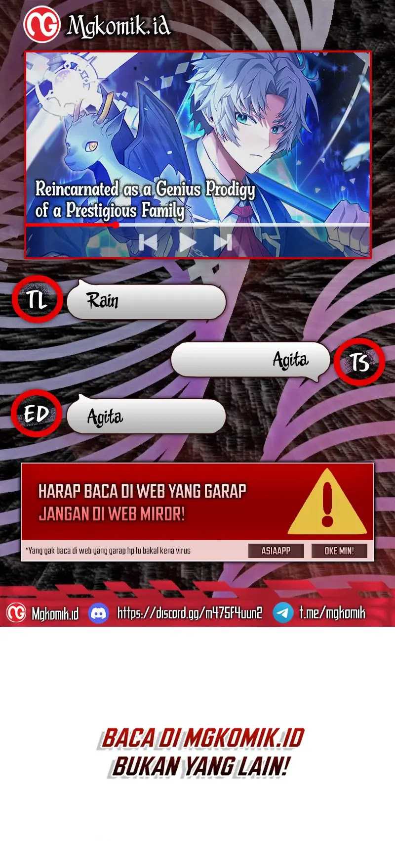 Reincarnated as a Genius Prodigy of a Prestigious Family Chapter 5 - halaman 1
