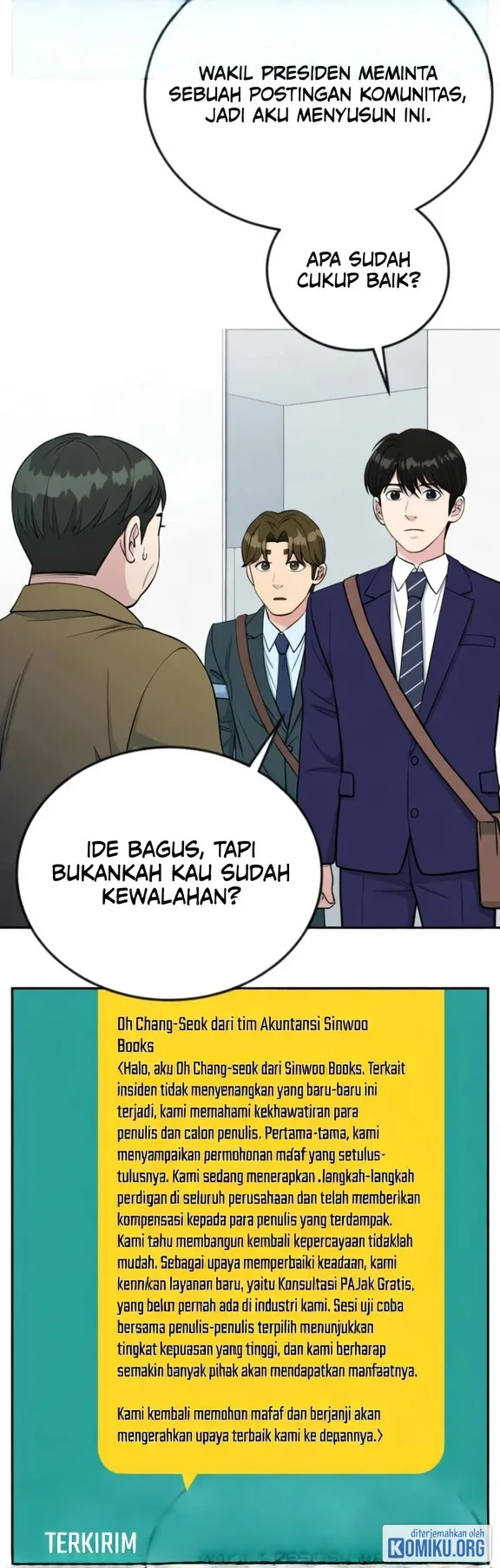 Reincarnated as a New Employee Chapter 55 - halaman 17