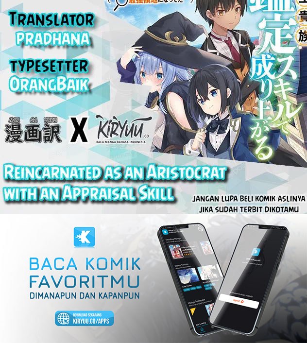 Reincarnated as an Aristocrat with an Appraisal Skill Chapter 19 - halaman 1