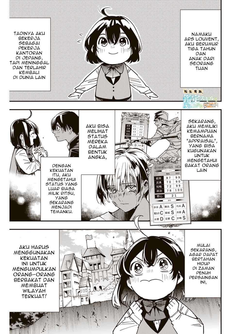 Reincarnated as an Aristocrat with an Appraisal Skill Chapter 4 - halaman 2