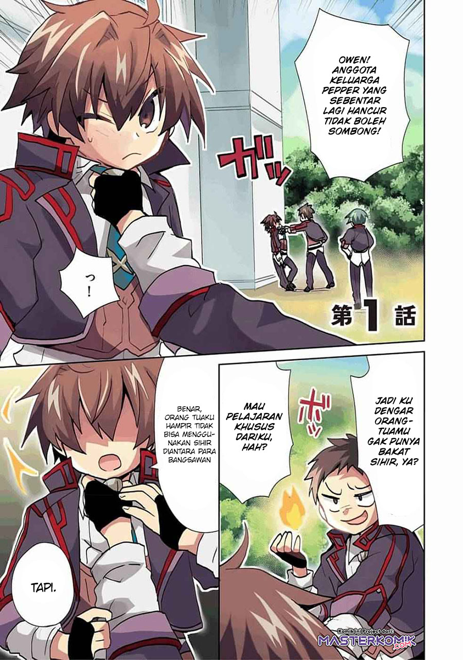 Reincarnated As The Son Of A Vicious Lord! -When I Was Having Fun Learning Chapter 1.1 - halaman 2