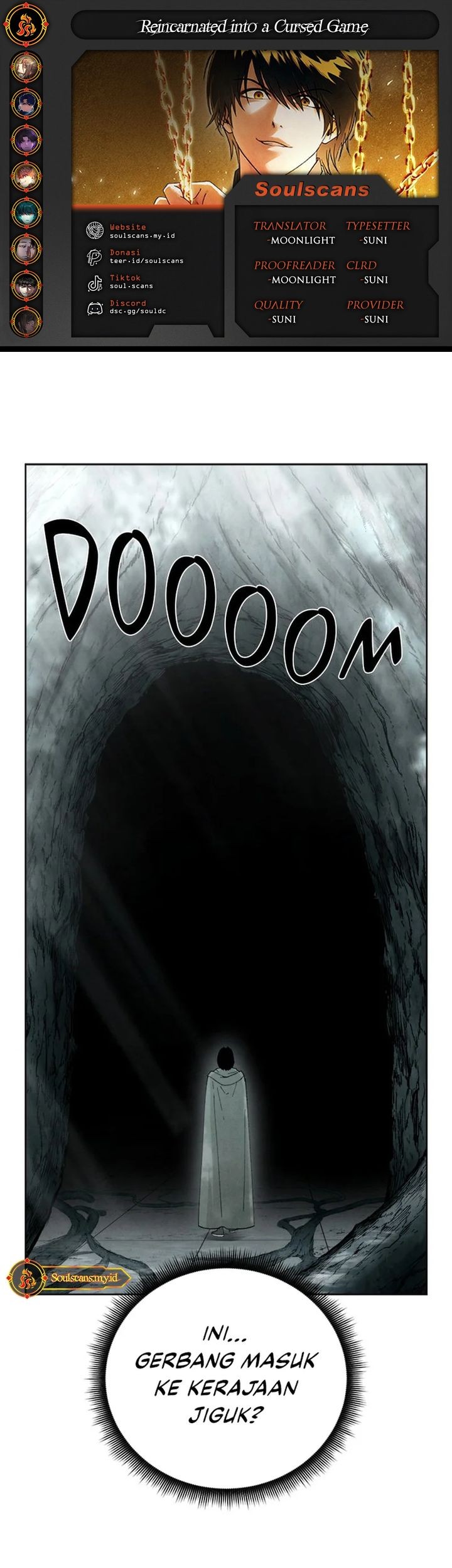 Reincarnated In a Cursed Game Chapter 17 - halaman 1