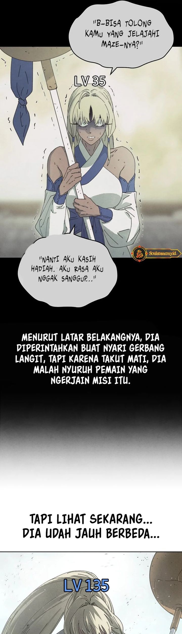 Reincarnated In a Cursed Game Chapter 17 - halaman 45