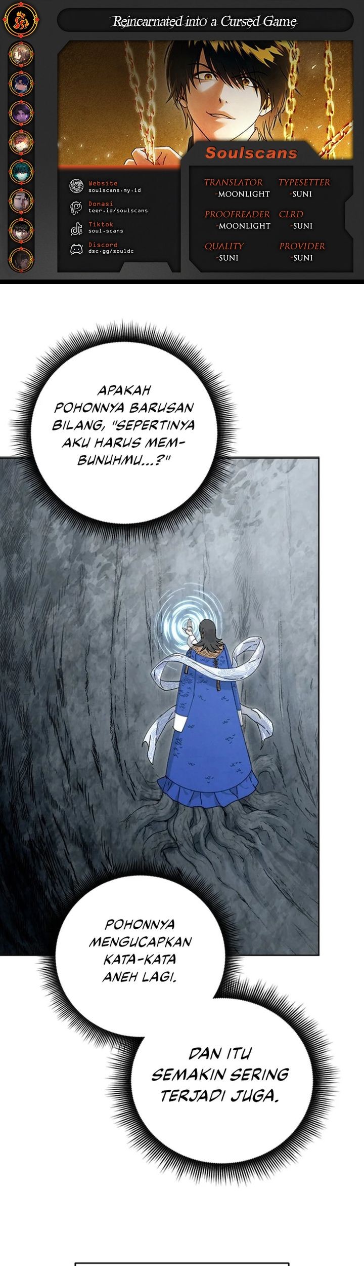 Reincarnated In a Cursed Game Chapter 18 - halaman 1