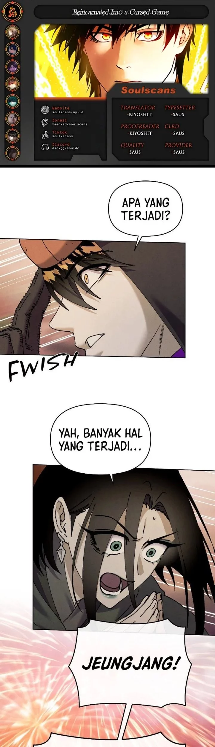 Reincarnated In a Cursed Game Chapter 39 - halaman 1