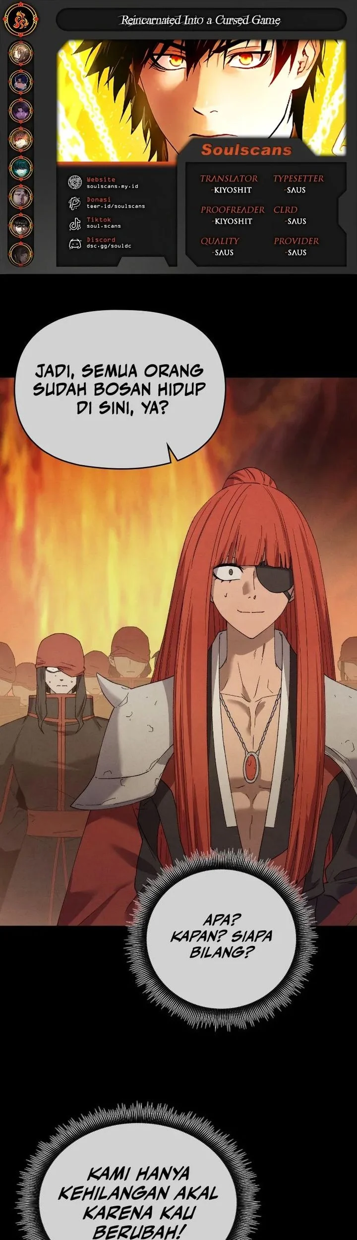 Reincarnated In a Cursed Game Chapter 42 - halaman 1