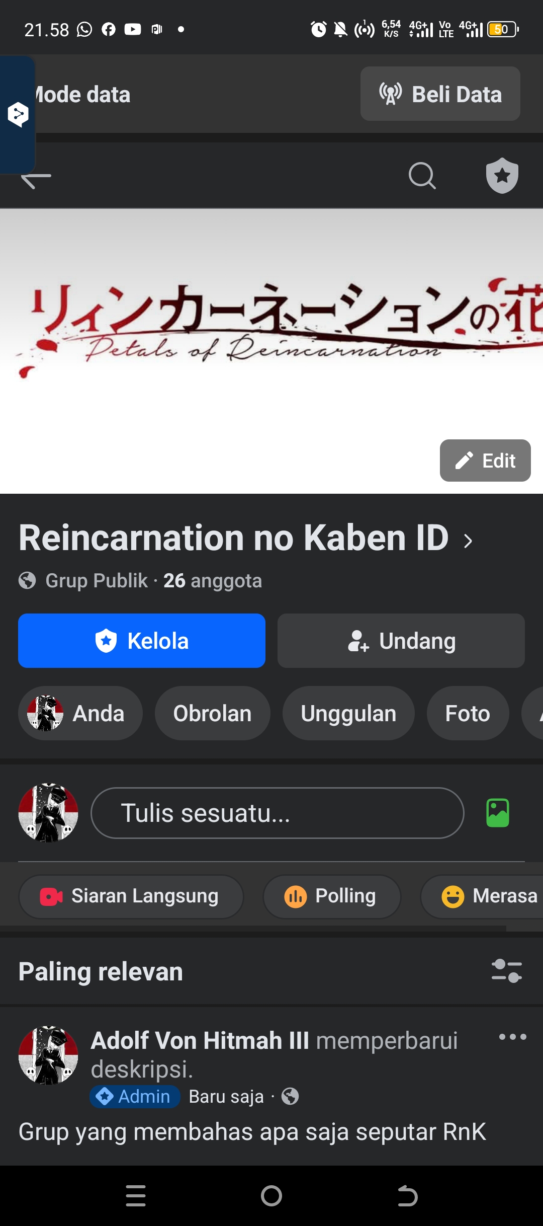 Reincarnation no Kaben Chapter 73 - halaman 40