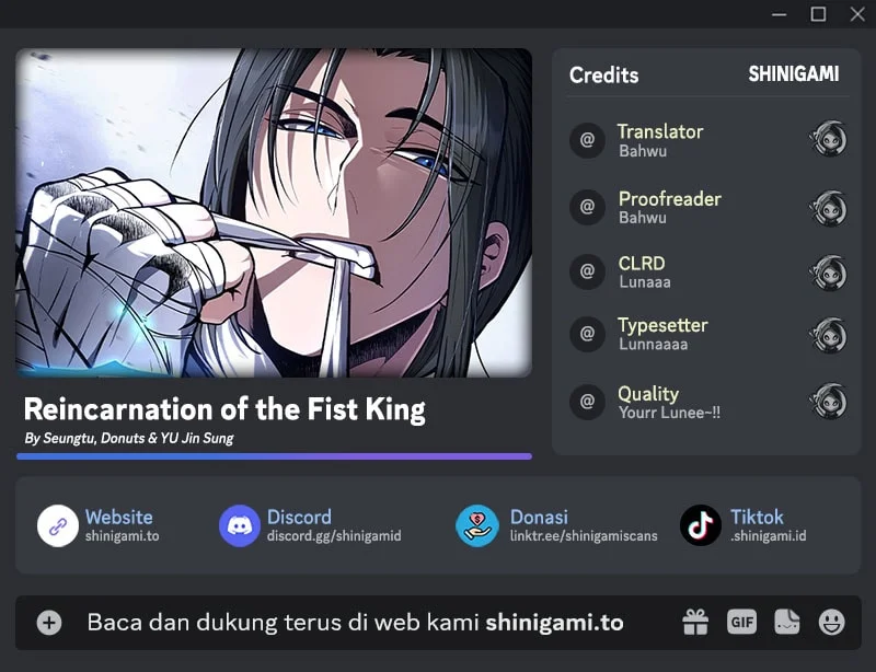 Reincarnation of the Fist King Chapter 39 - halaman 1