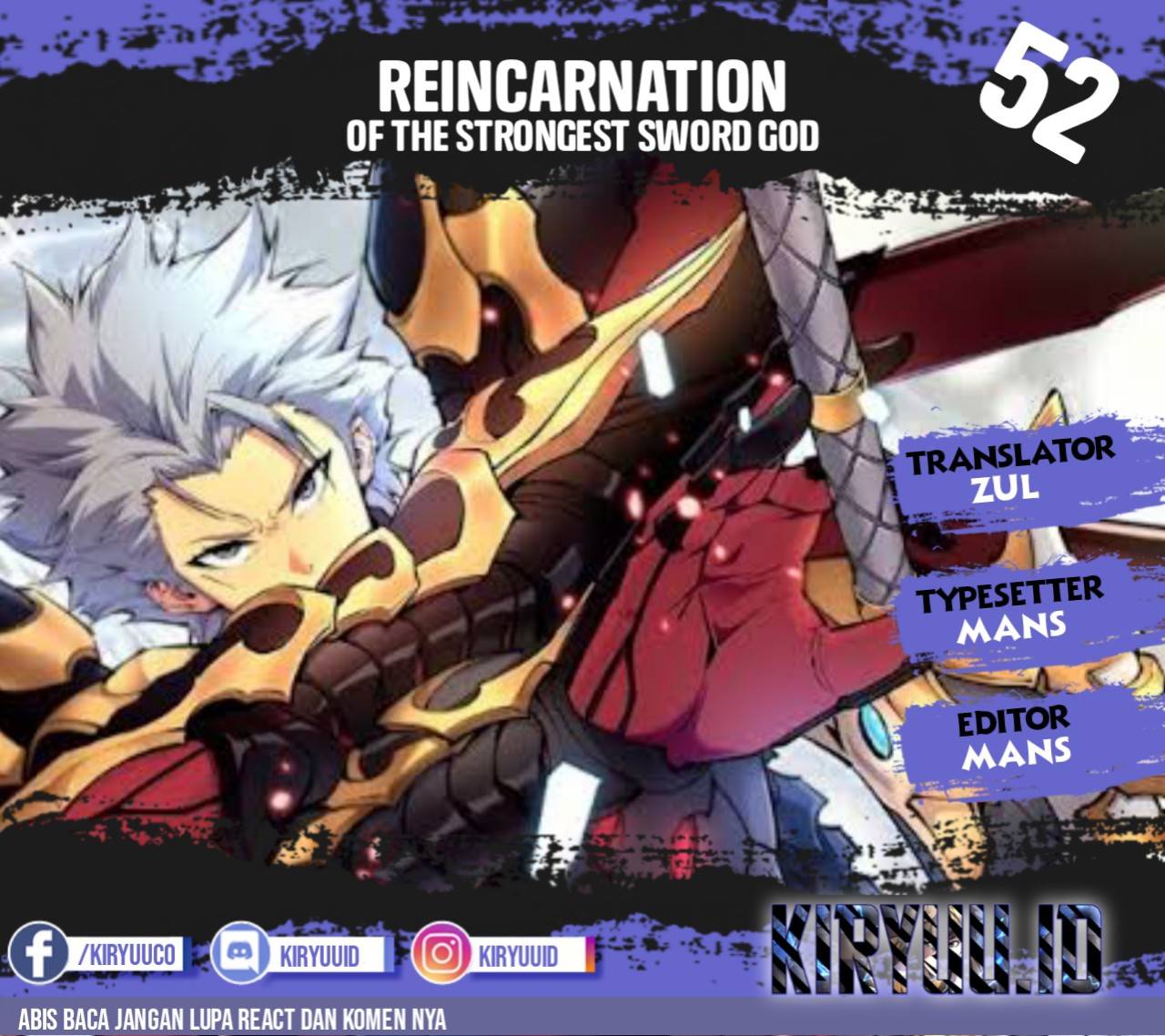 Reincarnation Of The Strongest Sword God Chapter 52 - halaman 1