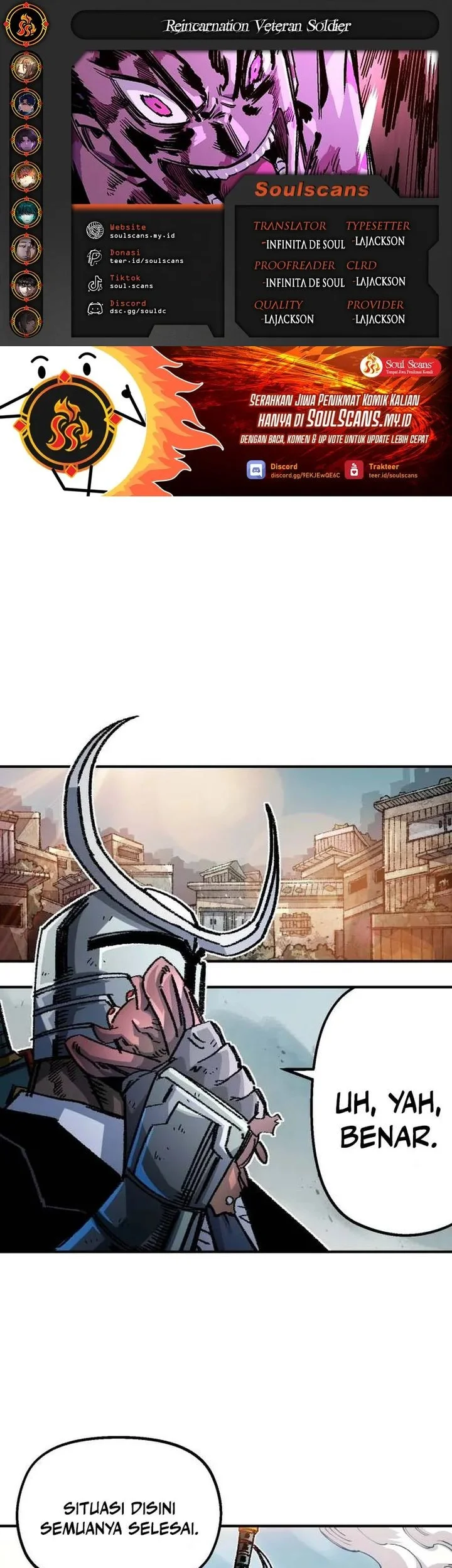 Reincarnation of the Veteran Soldier Chapter 108 - halaman 1