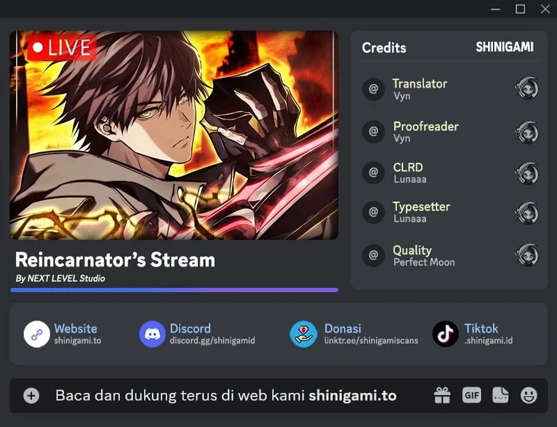 Reincarnator’s Stream Chapter 57 - halaman 1