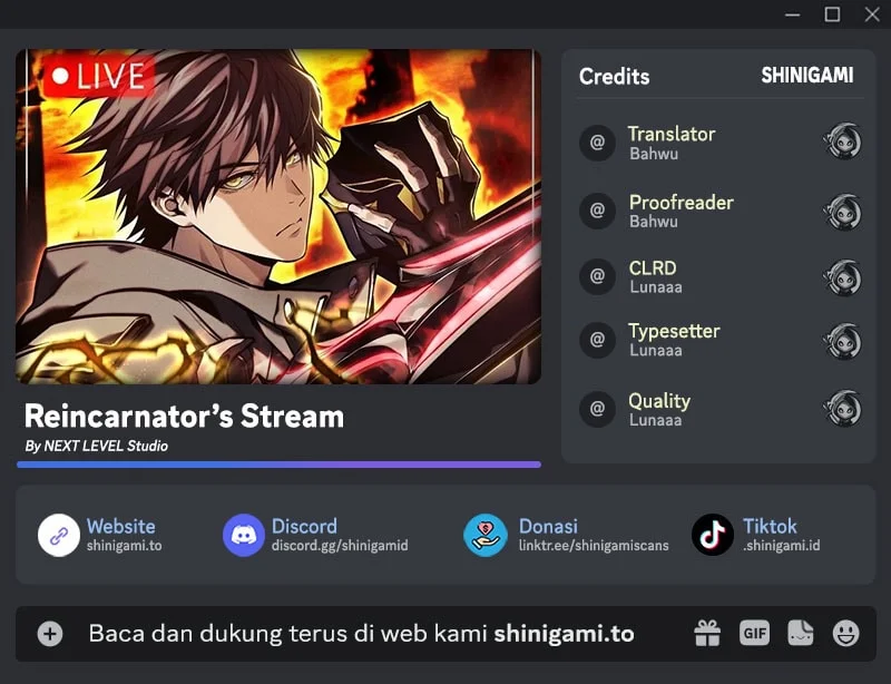 Reincarnator’s Stream Chapter 59 - halaman 1