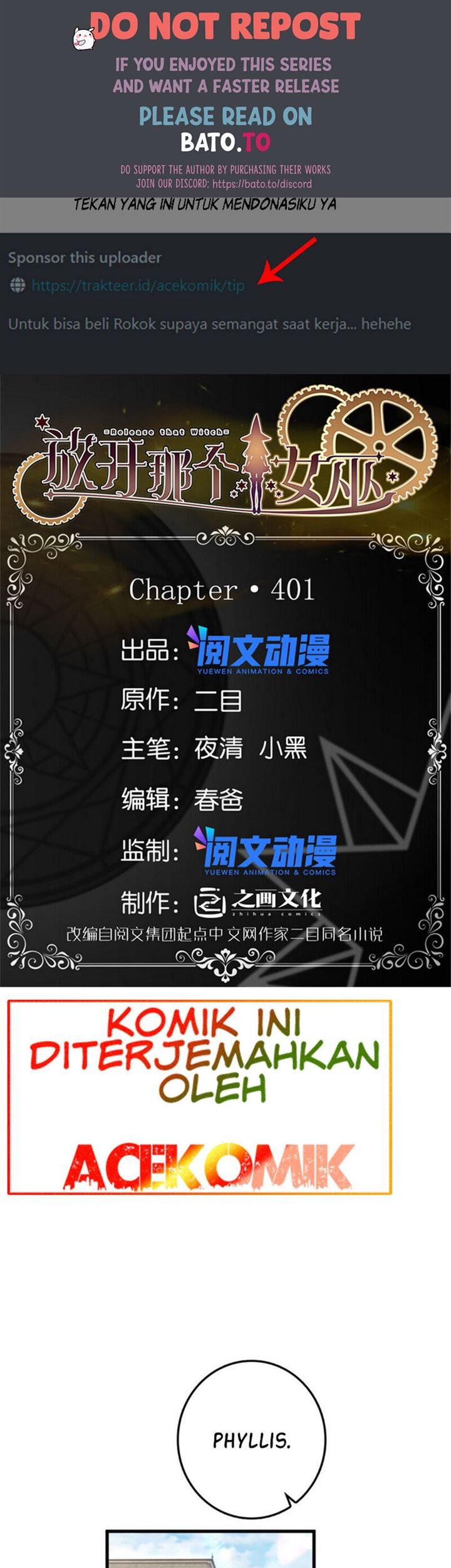 Release That Witch Chapter 401 - halaman 1