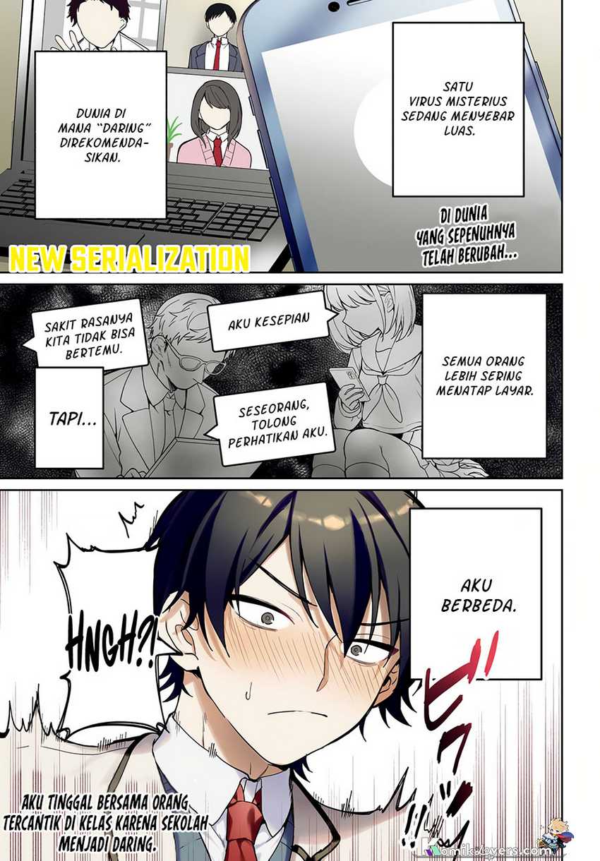 Remote Jugyou ni Nattara Class 1 no Bishoujo to Doukyo suru Koto ni Natta Chapter 1 - halaman 2