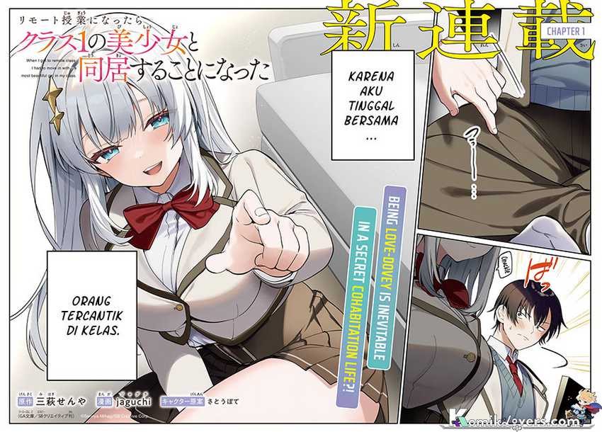 Remote Jugyou ni Nattara Class 1 no Bishoujo to Doukyo suru Koto ni Natta Chapter 1 - halaman 3