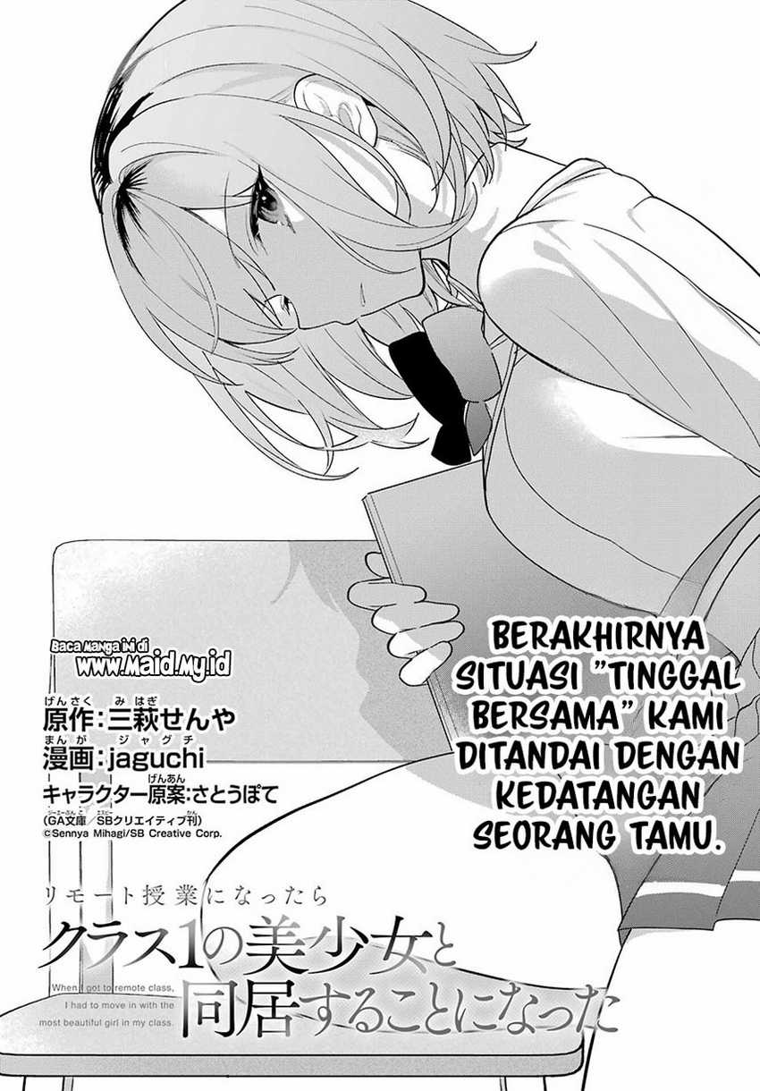 Remote Jugyou ni Nattara Class 1 no Bishoujo to Doukyo suru Koto ni Natta Chapter 10 - halaman 4