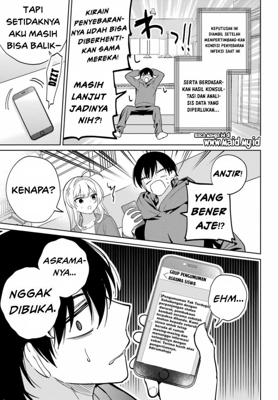 Remote Jugyou ni Nattara Class 1 no Bishoujo to Doukyo suru Koto ni Natta Chapter 12 - halaman 19
